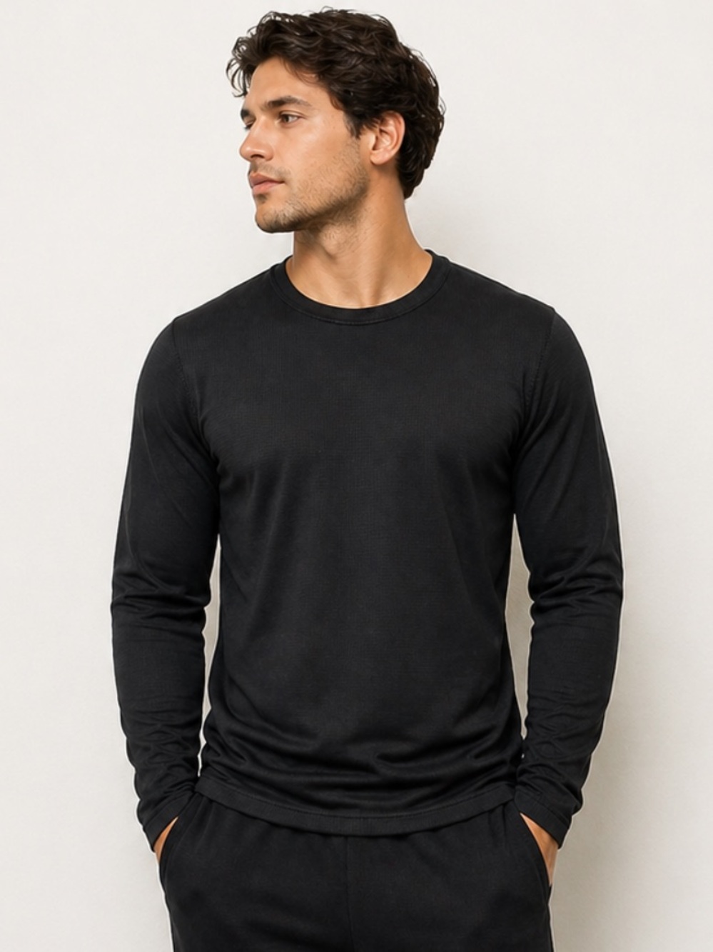 C9 by Champion Performance Baselayer Long Sleeve Shirt Black — Size L